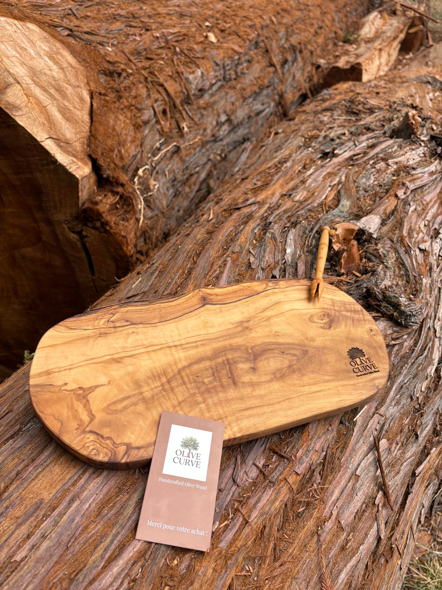 Planches en bois d’Olivier olive curve